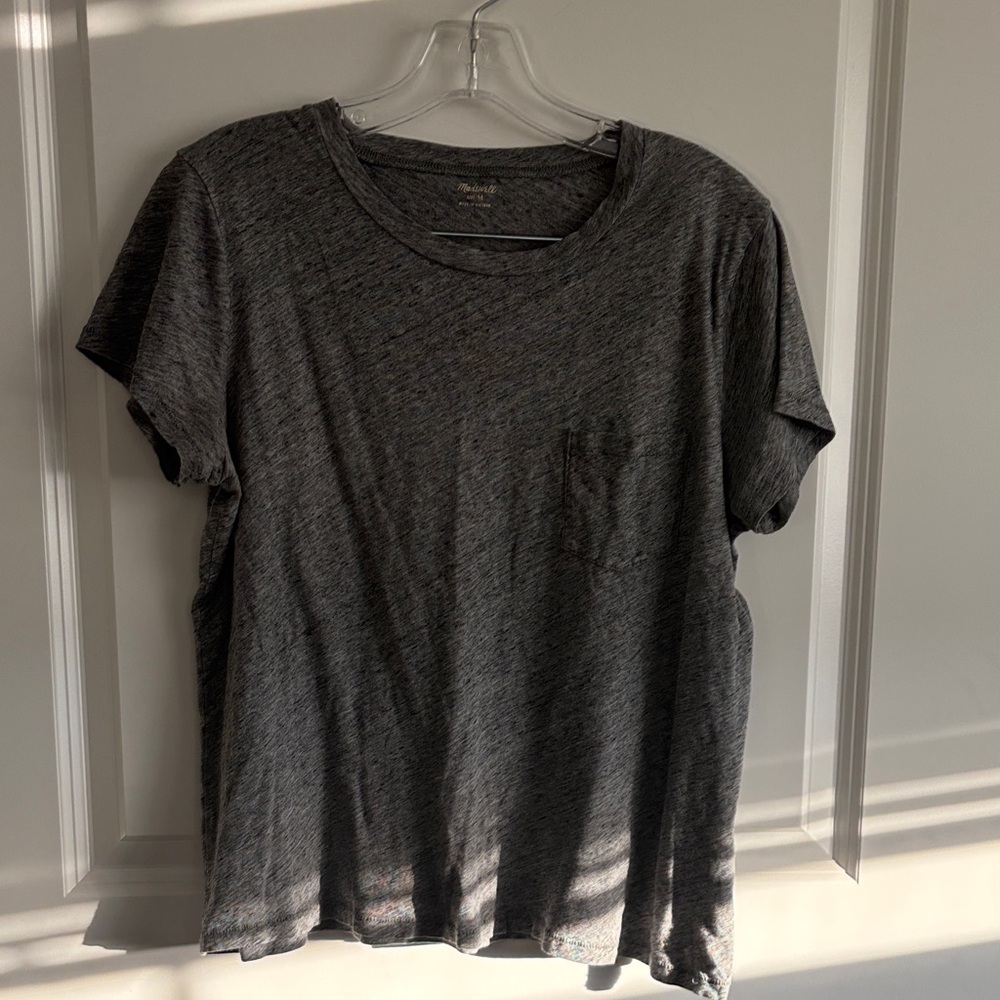 Madewell Gray Short Sleeve Tee